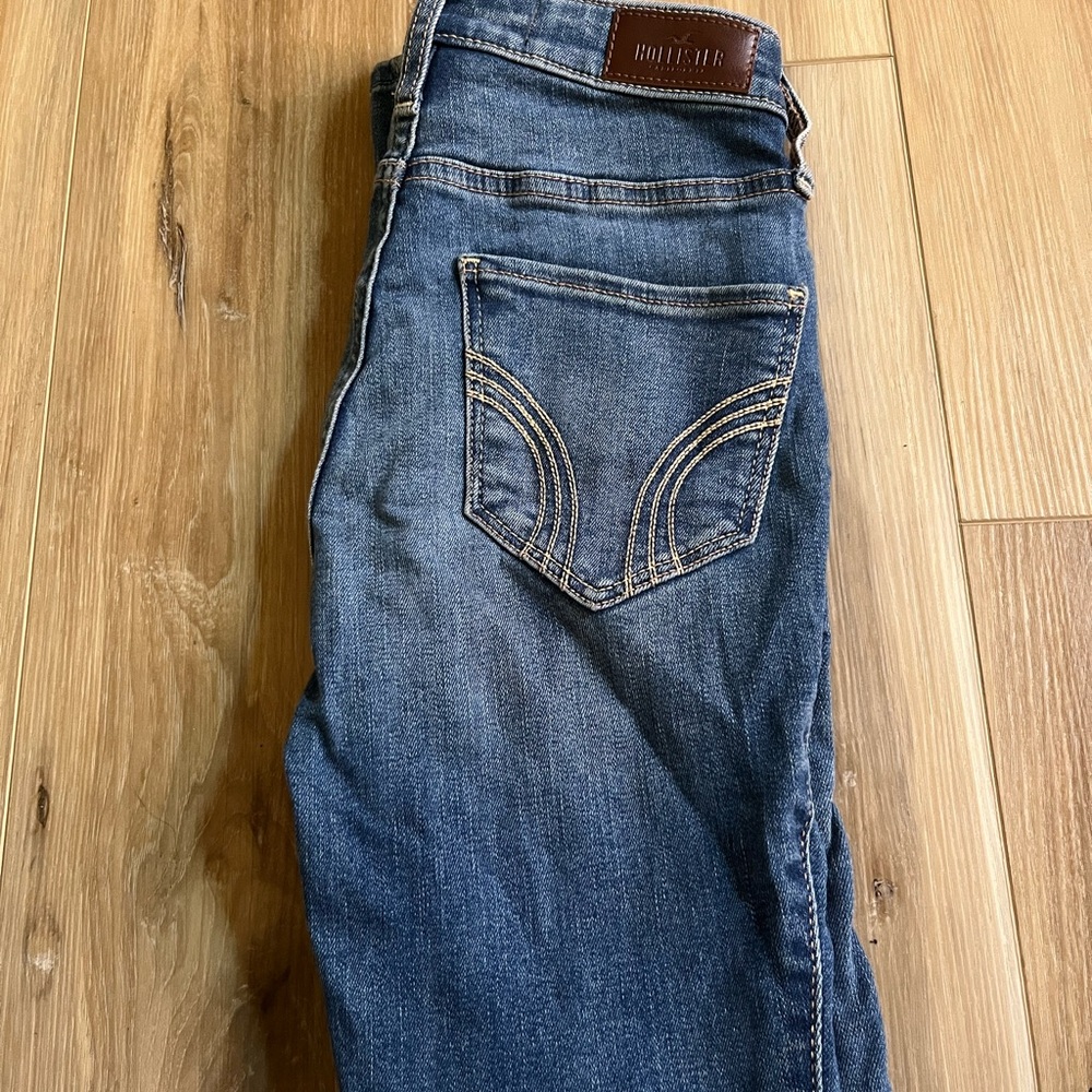 Hollister Jeans Women's Dark Blue Skinny Jeans